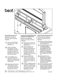 Notice BEST ATSKD48 Cuisinière