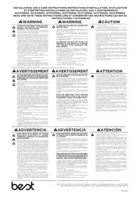 Notice BEST WCS1306BLS Hotte