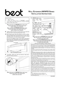 Notice BEST AWWPD336SB Hotte