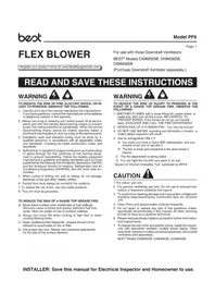 Notice BEST PF6 Hotte