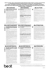 Notice BEST WCS1306SS Hotte