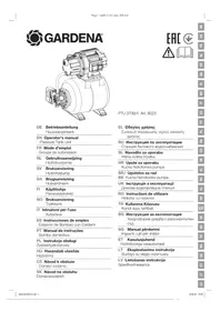 Notice GARDENA PTU 3700/4 Pompe
