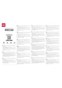 Notice ONE FOR ALL WM 5360 Support mural