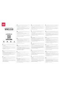 Notice ONE FOR ALL WM 5350 Support mural