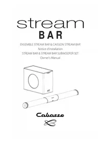 Notice CABASSE STREAM BAR Système home cinéma