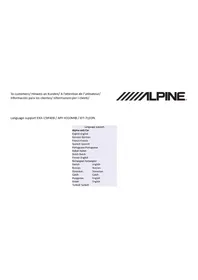 Notice ALPINE KIT-7LEON Navigateur