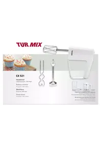 Notice Turmix CX 521 Mixeur plongeant