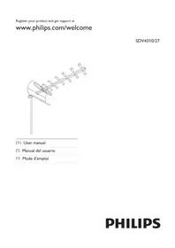 Notice PHILIPS SDV4310 Antenne TV