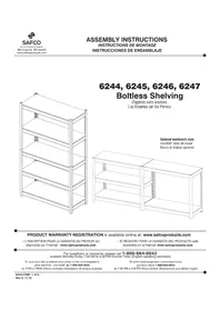 Notice Safco 6245 établi