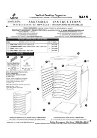Notice Safco 9419 Non catégorisé