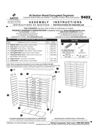 Notice Safco 9403 Non catégorisé