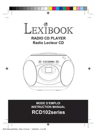 Notice LEXIBOOK RCD102LPS Lecteur mp3
