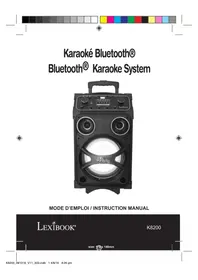 Notice LEXIBOOK K8200 Instrument de musique