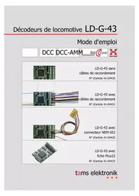 Notice Tams Elektronik LD-G-43 Décodeur numérique