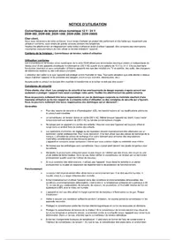 Notice IVT DSW-1200 Batterie portable