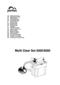Notice Pontec MULTI CLEAR SET5000 Filtre à eau