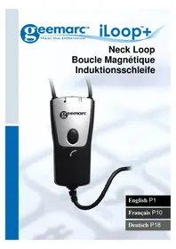 Notice GEEMARC ILOOP+ Téléphone