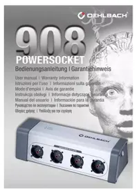 Notice Oehlbach POWERSOCKET 908 Multiprise