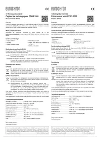 Notice Eurochron EFWS 5500 Station Météo