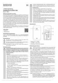 Notice Eurochron EFS 3110A Station Météo