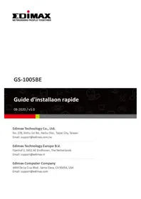 Notice Edimax GS-1005BE Commutateur