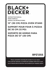 Notice BLACK & DECKER BPZ12SS Non catégorisé