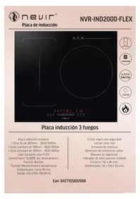 Notice NEVIR NVR-IND2000FLEX Cuisinière