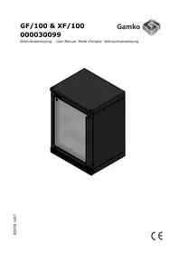 Notice Gamko GF/100 Congélateur