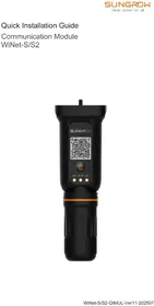 Notice Sungrow WINET-S2 Non catégorisé