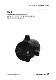 Notice Grundfos PM 2 Pompe