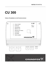 Notice Grundfos CU 300 Pompe à eau