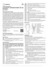 Notice Renkforce RF-IDC9277L Lecteur de code barre