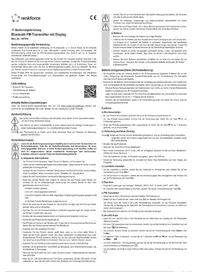 Notice Renkforce RF-FMD-01 Émetteur FM