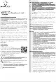 Notice Renkforce RS2W MINI Gradateur