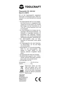 Notice Toolcraft WHS-017 Outil à main