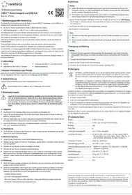 Notice Renkforce RF-PCR-400 Lecteur de cartes mémoire