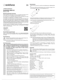 Notice Renkforce RF-3285273 Lecteur de cartes mémoire