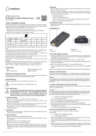 Notice Renkforce RF-SSD-300 Recepteur