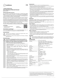 Notice Renkforce RF-4353432 Lecteur de code barre