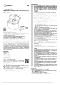Notice Renkforce RF-4599066 Bouchon d'oreille
