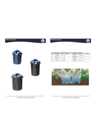 Notice Fiap POND ACTIVE 4.000 Filtre à eau