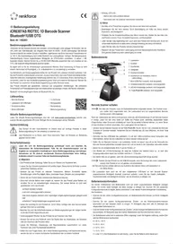 Notice Renkforce RIOSCAN ICR6307AS Lecteur de code barre