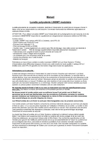 Notice Lunt Solar Systems LS80MT Jumelles