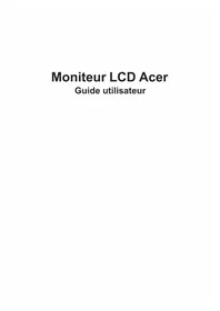 Notice ACER CB272D3 Monitor