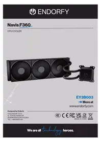 Notice ENDORFY NAVIS F360 Système de refroidissement de matériel informatique