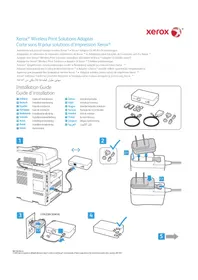 Notice XEROX WIRELESS PRINT SOLUTIONS ADAPTER Imprimer