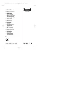Notice Herkules DS 405/1 E Scie