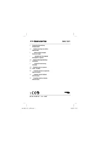 Notice Bavaria BAG 125/1 Broyeur