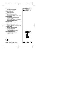 Notice Prowork AS 14 4/1 Perceuse