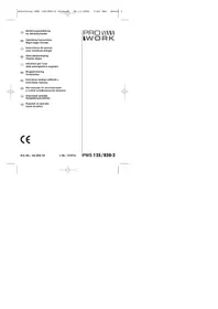 Notice Prowork PWS 125/850-3 Broyeur